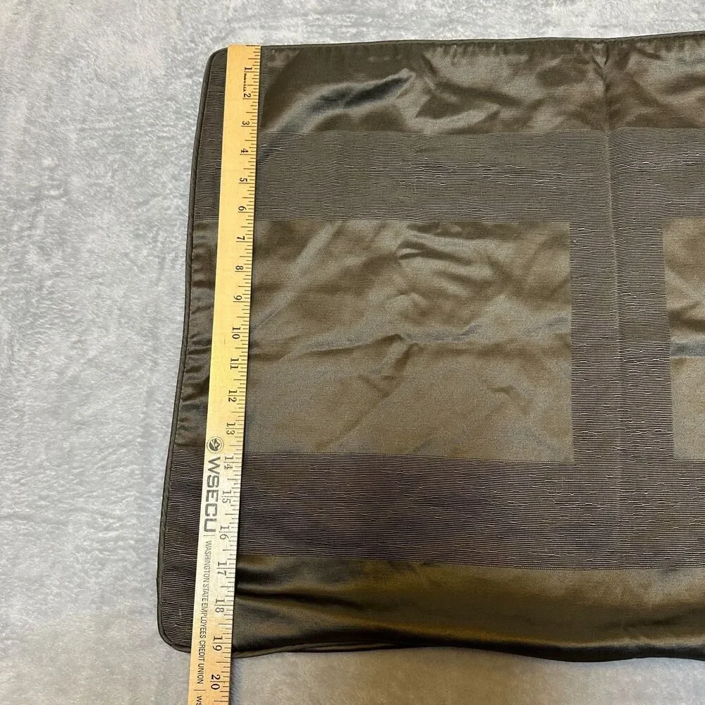 MACY's HOTEL COLLECTION FRAME STANDARD PILLOW SHAM Linen Blend Set of 2
